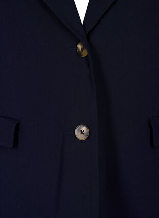 Klassisk blazer med knaplukning, Night Sky, Packshot image number 2