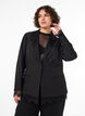 Blazer med blondekanter, Sort, Model image number 0