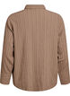 FLASH - Skjorte med struktur, Brun, Packshot image number 1
