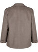 Uld blazer med børstet tekstur, Grå, Packshot image number 1
