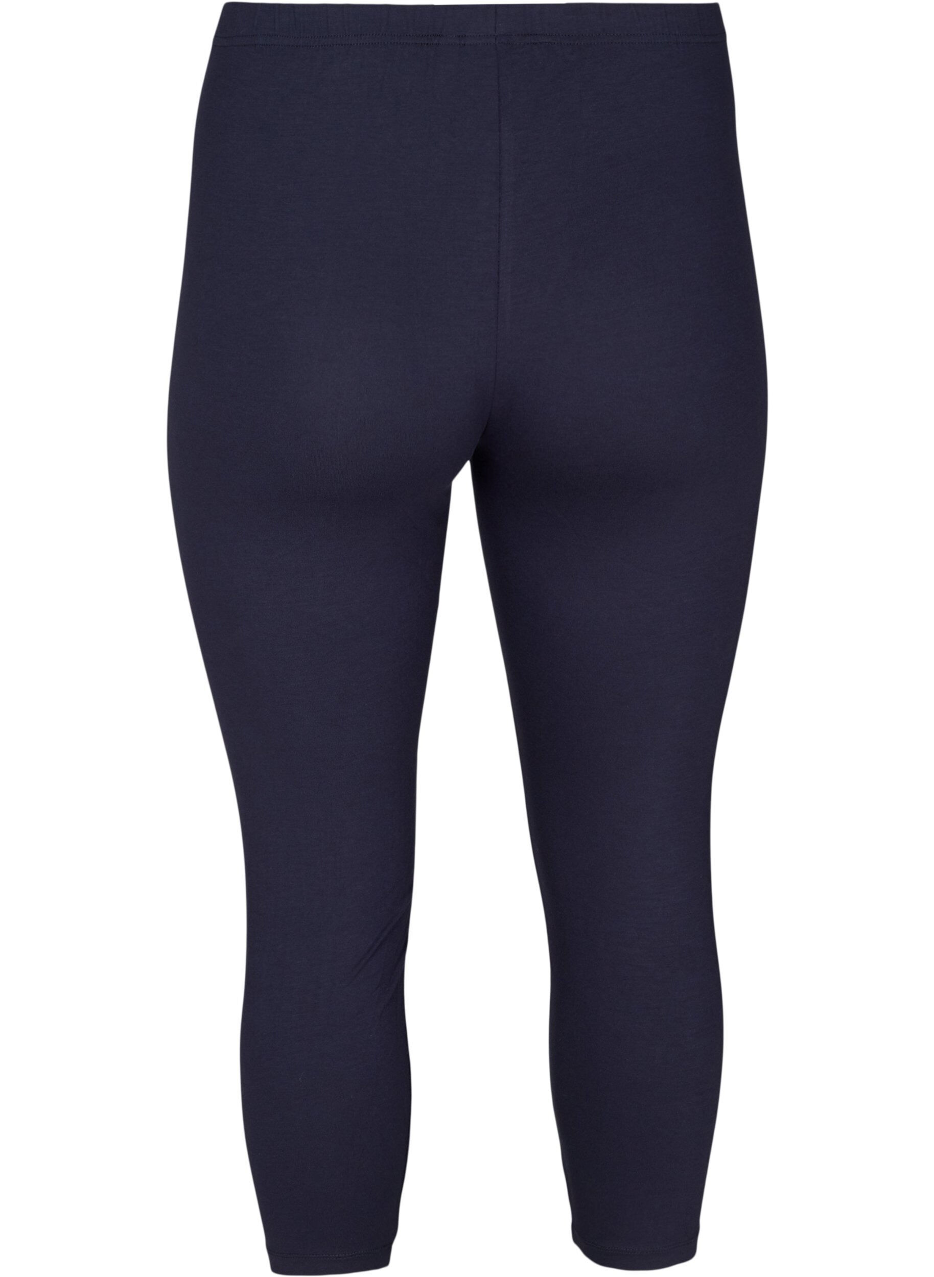 Zizzi Basis 3/4 leggings, Night Sky, Packshot image number 1