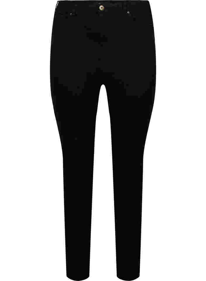 Ekstra højtaljede Bea jeans med super slim fit, Black, Packshot image number 0