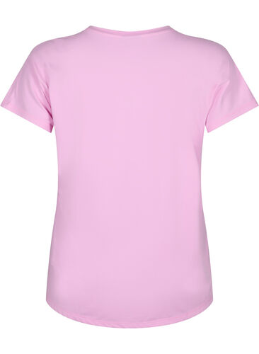 Kortærmet trænings t-shirt, Pastel Lavender, Packshot image number 1