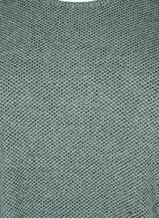 Meleret bluse med rund hals og lange ærmer, Green Bay, Packshot image number 2