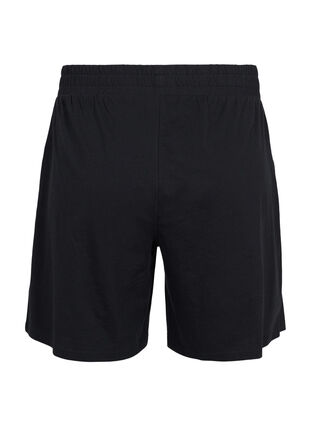 Løse shorts med lommer, Black, Packshot image number 1
