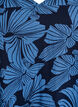 Kort a-shape kjole med blomsterprint, Bl&aring;, Packshot image number 2