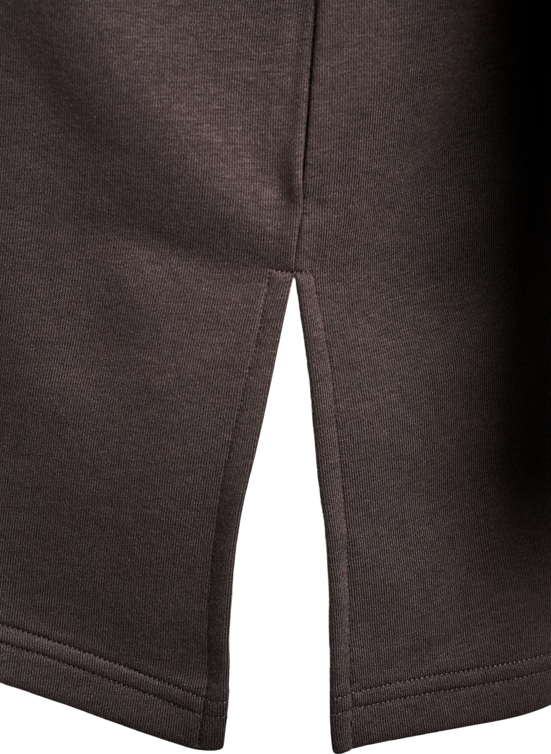 Zizzi Oversize sweat T-shirt, Brun, Packshot image number 3