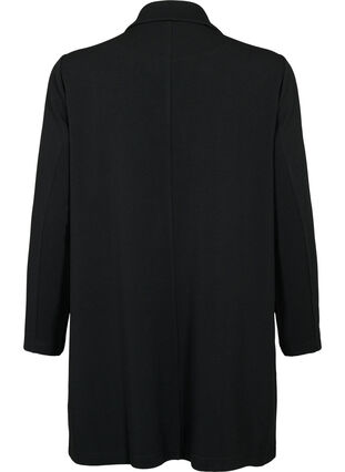 FLASH - Lang blazer med lommer, Black, Packshot image number 1