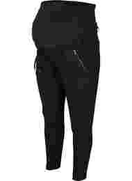 Graviditets Maddison bukser med lynlås, Black