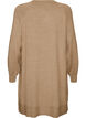 Kort strikkjole med raglan&aelig;rmer og midters&oslash;m, Beige, Packshot image number 1