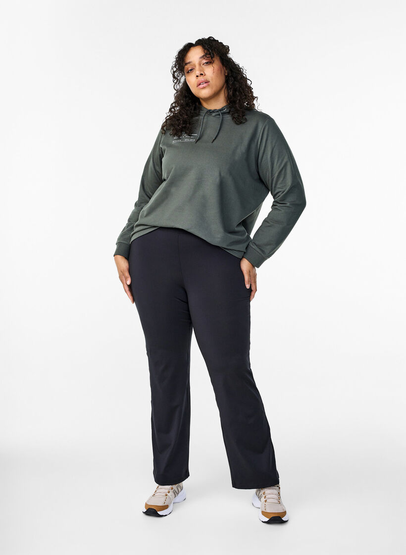 Hættetrøje med tekstprint, Urban Chic, Model image number 2