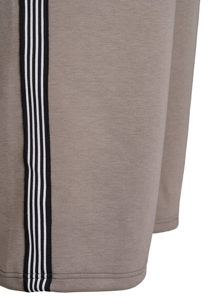 Bukser med striber i siden, Beige, Packshot image number 3