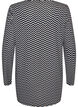 M&oslash;nstret bluse med lange &aelig;rmer, Bl&aring;, Packshot image number 1
