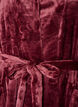 Morgenk&aring;be i bl&oslash;d velour med lommer, R&oslash;d, Packshot image number 2