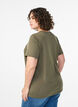 Basis t-shirt i bomuld med rund hals, Gr&oslash;n, Model image number 2