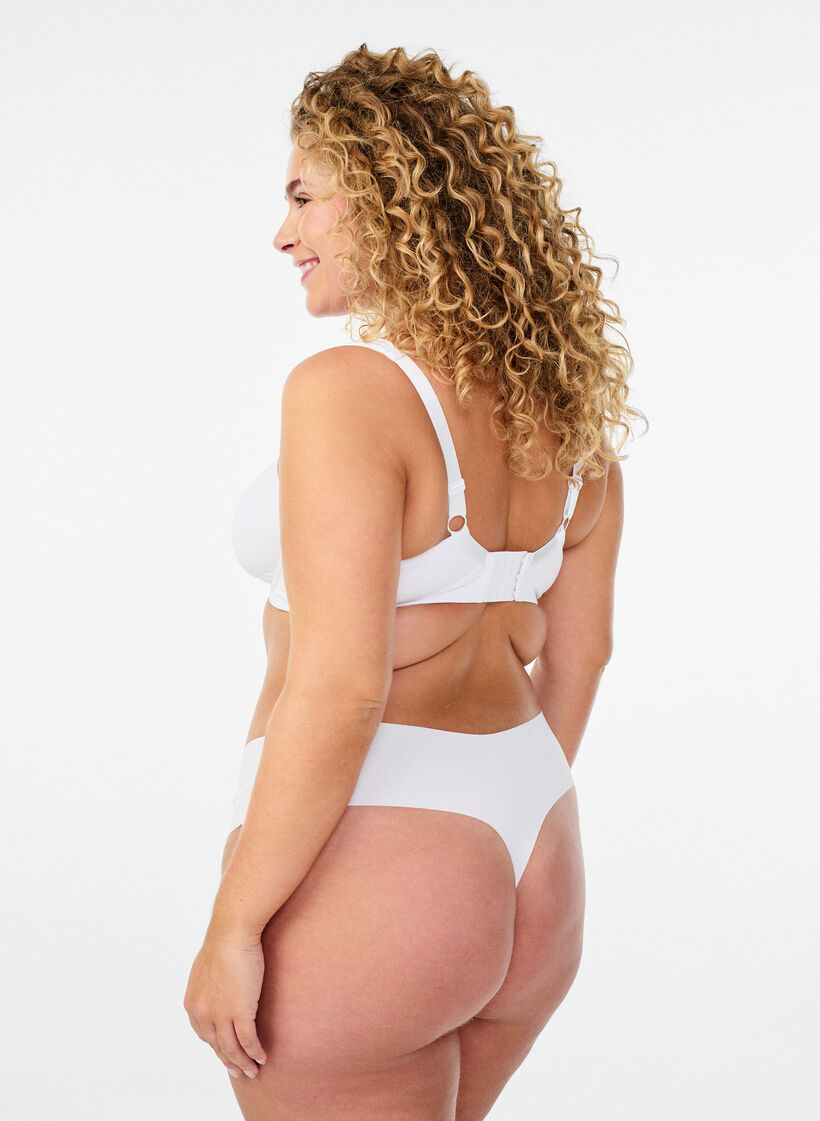 Komfort-bh med b&oslash;jle og formst&oslash;bte sk&aring;le, Hvid, Model image number 2