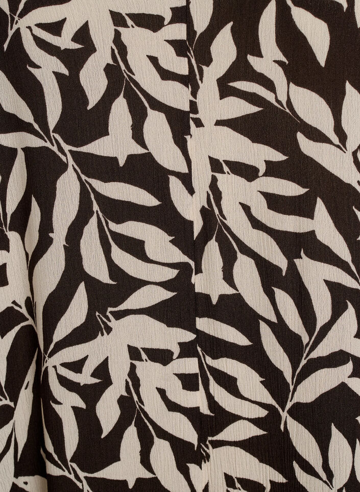 &AElig;rmel&oslash;s maxikjole i A-form med v-udsk&aelig;ring, Brun, Packshot image number 2