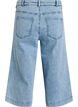 N&aring;lestribede culotte jeans med brede ben, Bl&aring;, Packshot image number 1