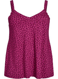 Nattop med stropper og V-udskæring, Lyserød