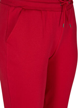Løse sweatpants med lommer, Red, Packshot image number 2