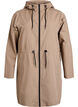 FLASH - Parka i let matriale med hætte, Brun, Packshot image number 0
