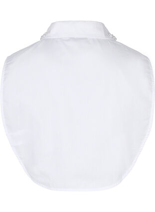 Løs skjortekrave med perler, Bright White, Packshot image number 1