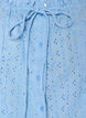 &AElig;rmel&oslash;s bluse med broderie anglaise og fl&aelig;ser, Bl&aring;, Packshot image number 2