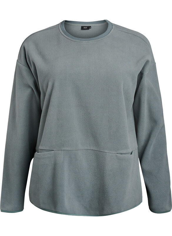 LøS Fleecebluse Med Lommer