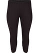 Basis 3/4 leggings med rynkedetalje , Sort, Packshot image number 0