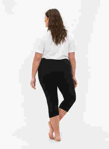 FLASH - 2-pak 3/4 leggings, Black/Black, Model image number 1