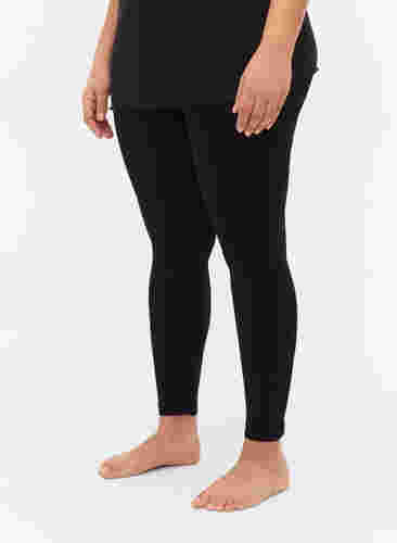 Seamless basis leggings, Black, Model image number 2