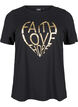 FLASH - T-shirt med motiv, Black Gold Faith, Packshot image number 0