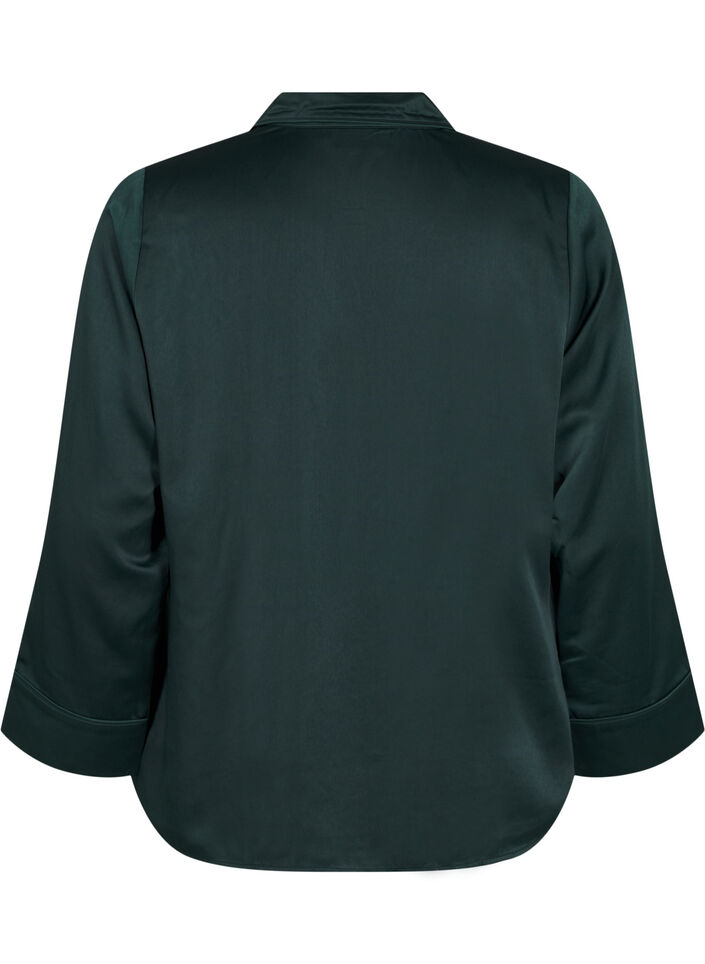 Natskjorte i satin, Scarab, Packshot image number 1