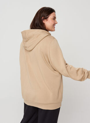 Sweatshirt med lommer og hætte, Cornstalk, Model image number 1