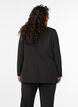 Klassisk blazer med knaplukning, Sort, Model image number 2