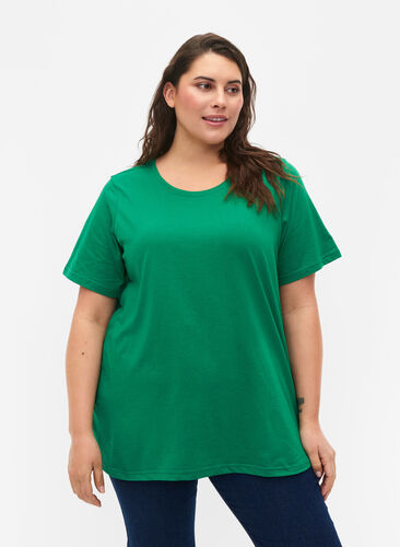 FLASH - T-shirt med rund hals, Jolly Green, Model image number 0
