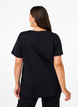 Jule t-shirts i 100% bomuld, Black w. Wine, Model image number 1