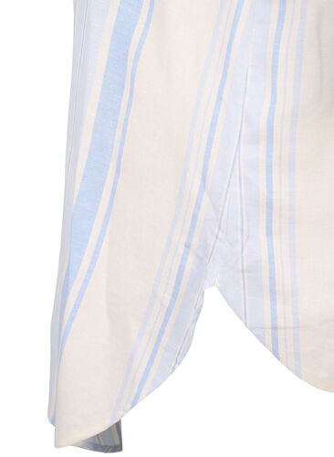 Stribet kjole med lange ærmer, Birch w. Stripes, Packshot image number 3