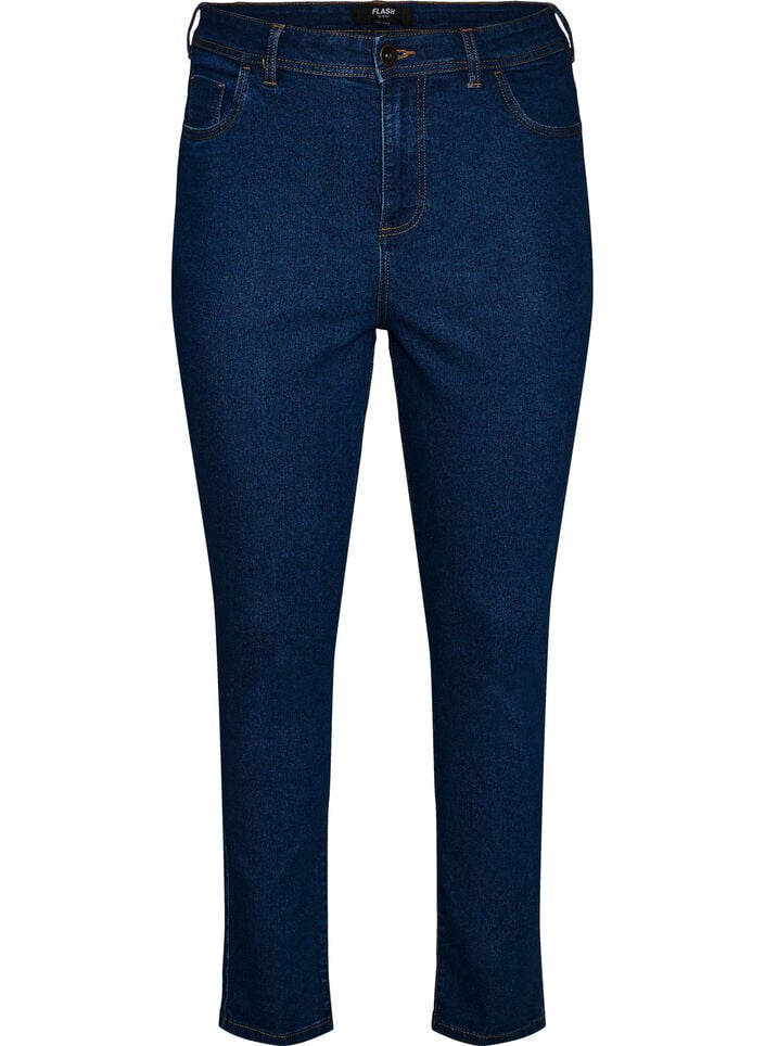 Jeans med super slim fit, Bl&aring;, Packshot image number 0