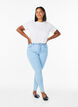 Amy jeans med h&oslash;j talje og super slim fit, Bl&aring;, Model image number 0
