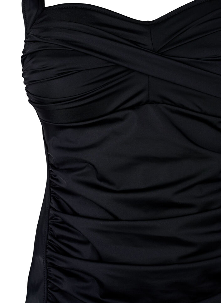 Draperet tankini, Sort, Packshot image number 2