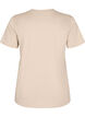 Basis t-shirt i bomuld med rund hals , Beige, Packshot image number 1