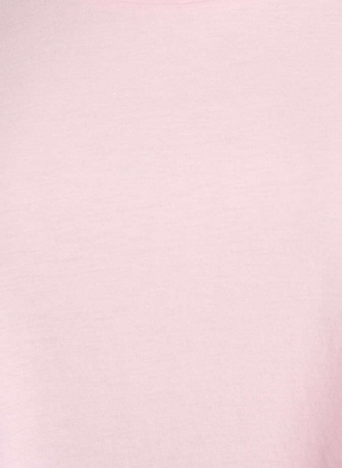 Kort&aelig;rmet t-shirt i bomuldsblanding, Lyser&oslash;d, Packshot image number 2