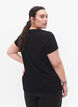 Trænings t-shirt med print, Black w. Graphics, Model image number 1