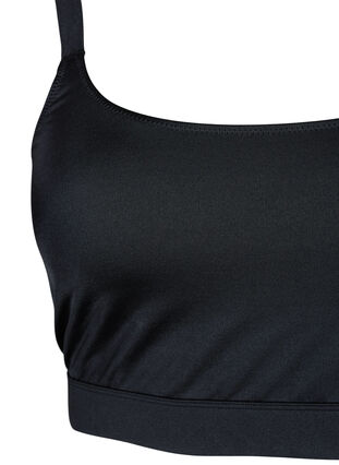 Bikini top med regulerbare stropper, Black, Packshot image number 2