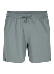 Bomulds shorts med lommer, Balsam Green Solid