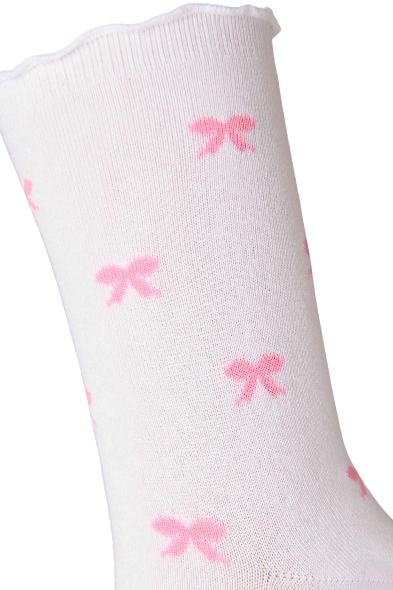ZizziBomuldsstr&oslash;mper med motiver, Hvid, Packshot image number 2