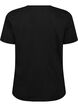 T-shirt med motiv, Sort, Packshot image number 1