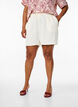 Shorts med lommer og elastik i taljen, Vanilla, Model image number 2