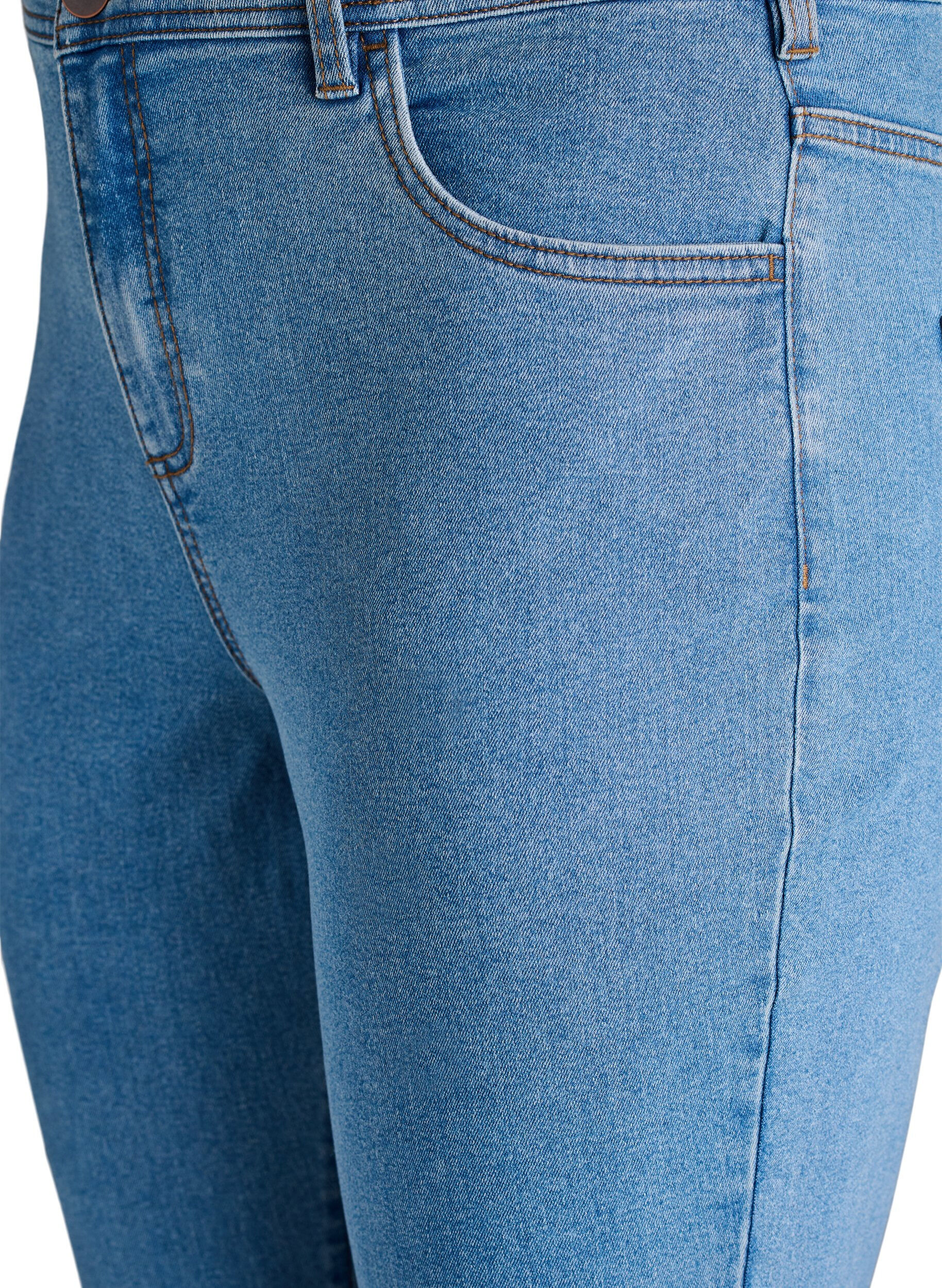 Zizzi FLASH - Jeans med super slim fit, Bl&aring;, Packshot image number 2